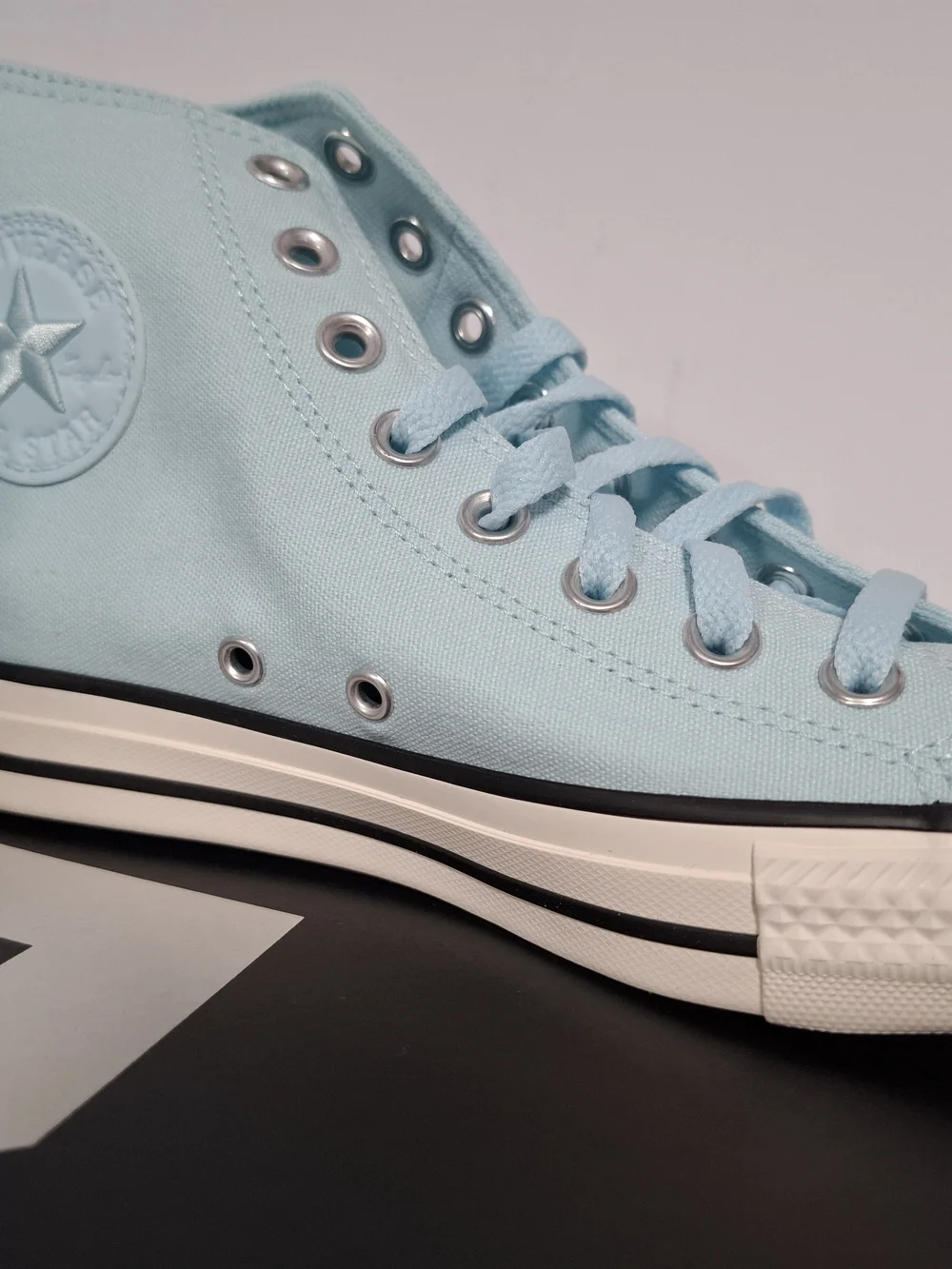 Converse Women’s High-Top Sneakers in Light Blue